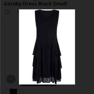 Elegant Black Asymmetrical Dress